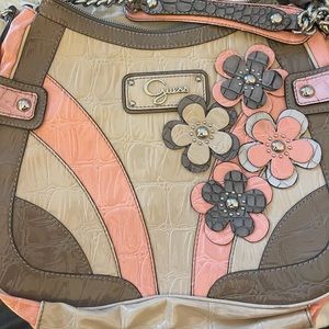 Guess handbag with flower detail